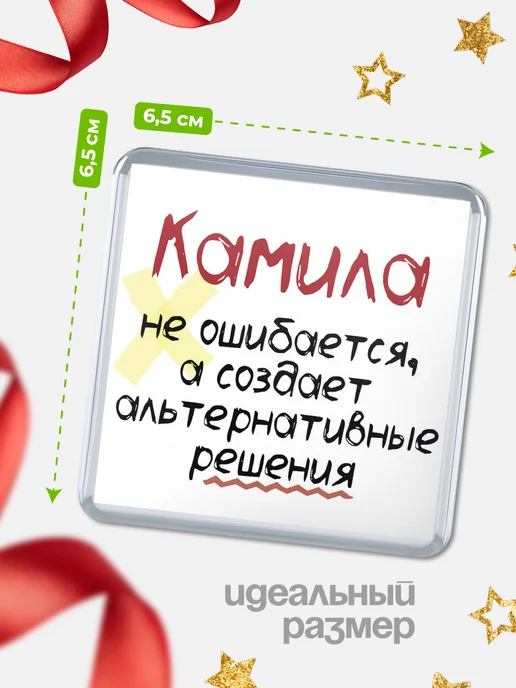 КлассныеШтучки Магнитн Камила не ошибается, вариант, фото 2