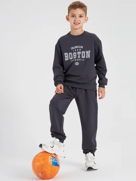 Jambo wear Спортивный костюм детский, серый, фото 3