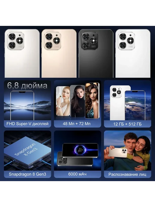 Смартфон Xiaomi Redmi 16 Pro Max 12/12 ГБ, черный, фото 3