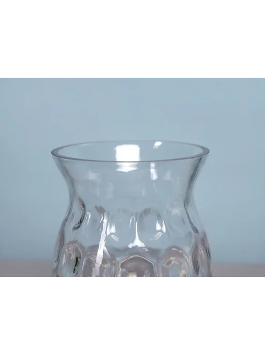 Цветовик Ваза стеклянная для цветов и сухоцветов 18х12см 1.5л, 18x12 см, 1,5 л, фото 2