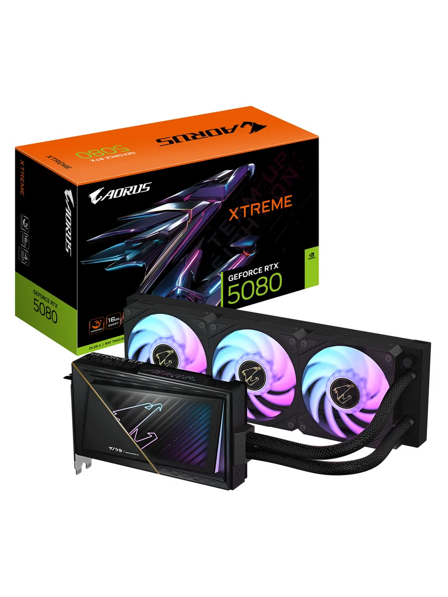 Видеокарта RTX 5080 16 ГБ RTL (GV-N5080AORUSX W-16GD)