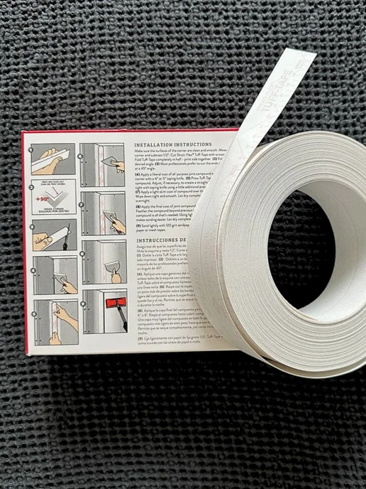 Strait-flex Лента углоформирующая Американка Tuff-Tape 30м, вариант, фото 3