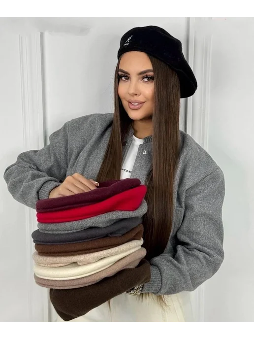 Kangol Берет кангол унисекс демисезонный, черный, фото 4