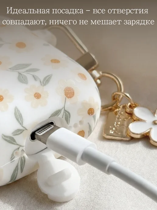 Qapla чехол на airpods 4 кейс для наушников аирподс, белый, в упаковке 45 г, фото 4