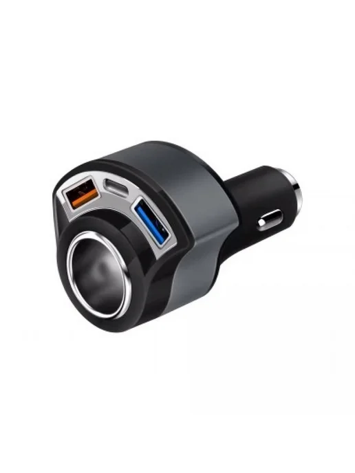 MyPads Автомобильный разветвитель с прикуривателем Type-c и 2 USB, вариант