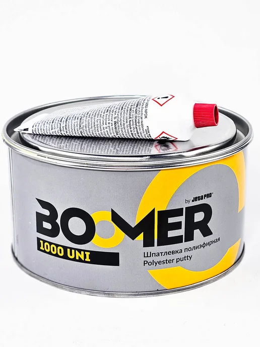 BOOMER Шпатлевка автомобильная универсальная + отвердитель, 1,8 кг, фото 8