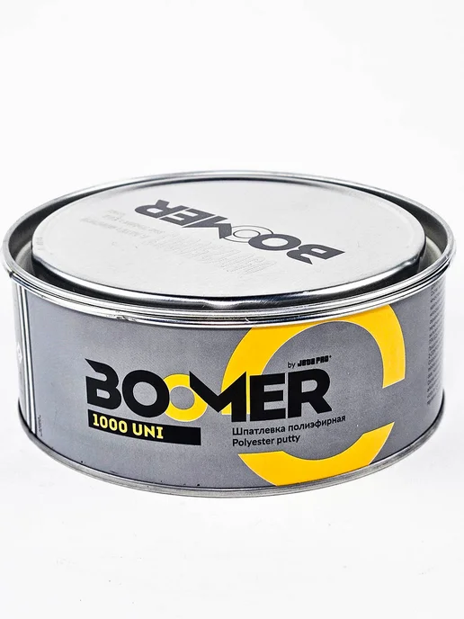 BOOMER Шпатлевка автомобильная универсальная + отвердитель, 1 кг, фото 5