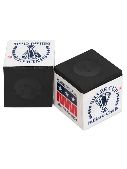 Silver Cup Chalk, Inc Мел для бильярда для кия 12 шт (черный), 12 шт, фото 4