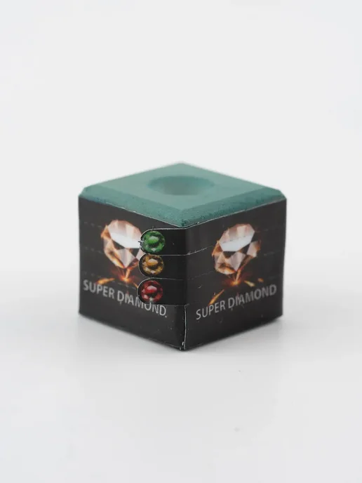 Super diamond Мел для бильярда Green, зеленый, 1 шт, зеленый, фото 12