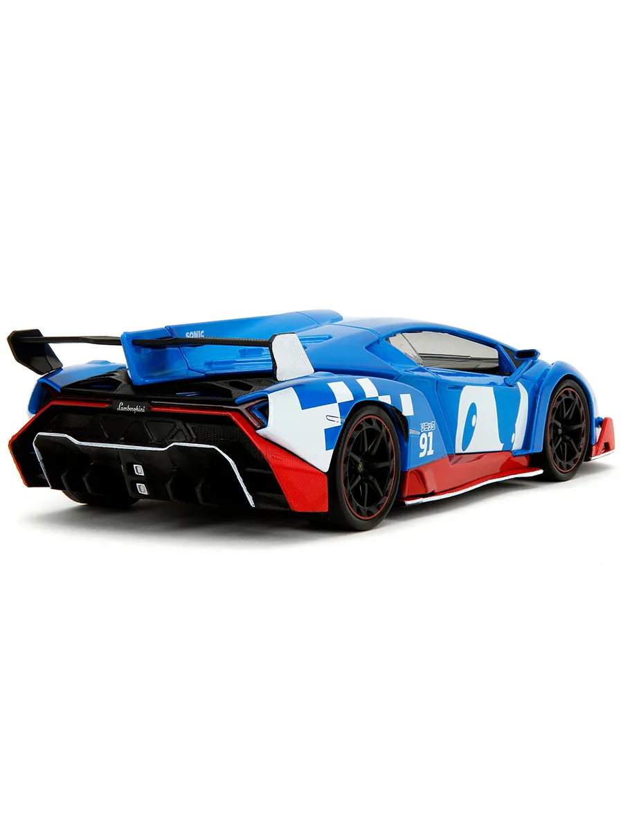 Модель машинки 1:24 Sonic the Hedgehog with Lamborghini