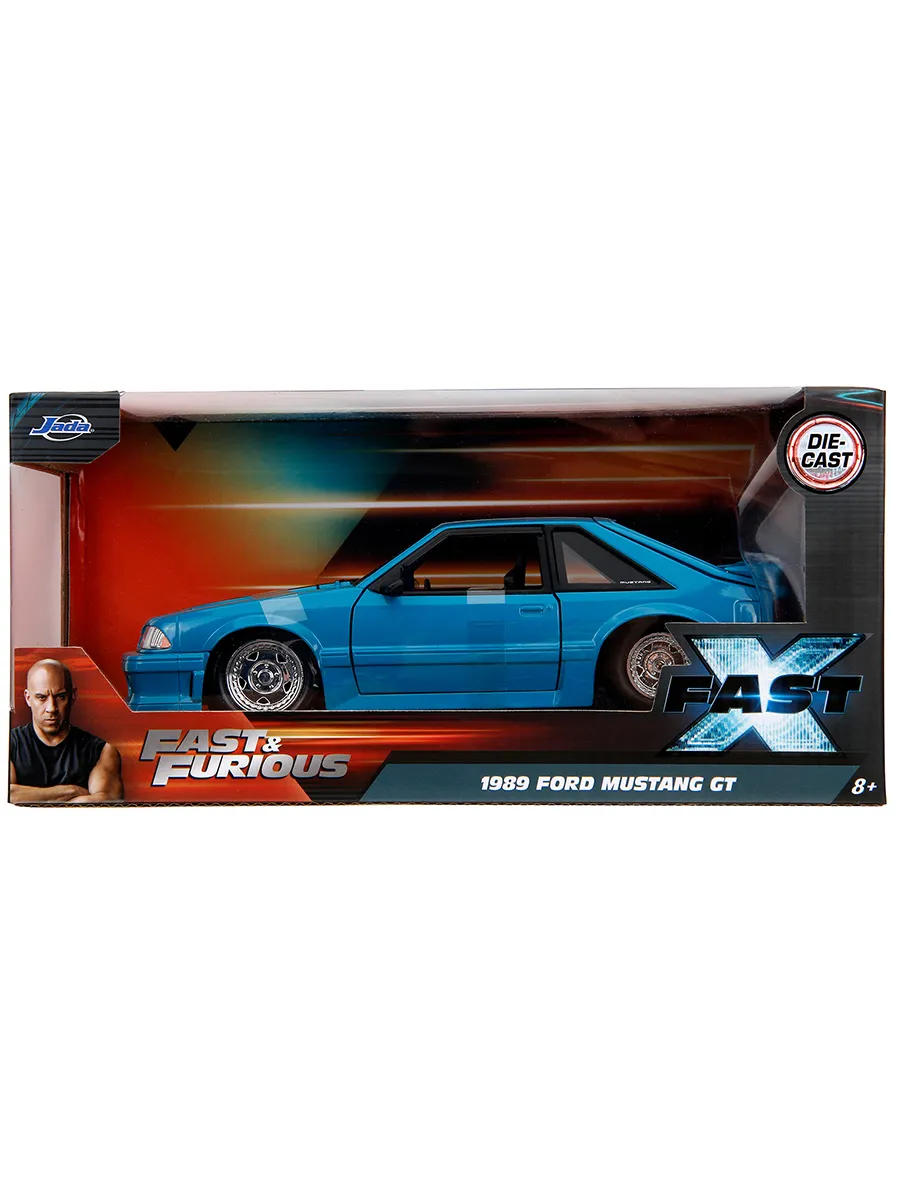 Модель машинки 1:24 Форсаж F10 1989 Ford Mustang GT