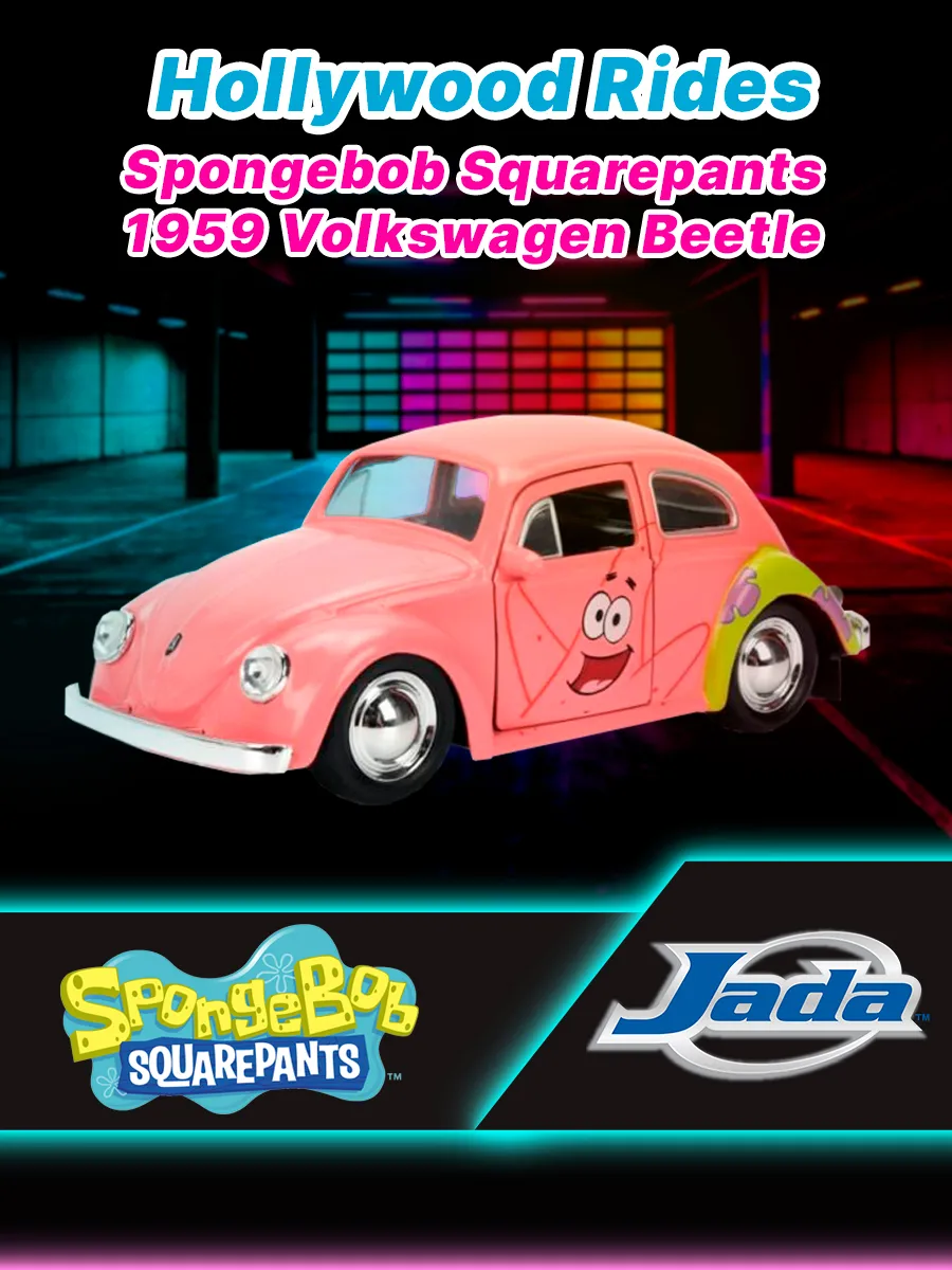 Модель машинки 1:32 Rides Patrick Star 1959 VW Beetle