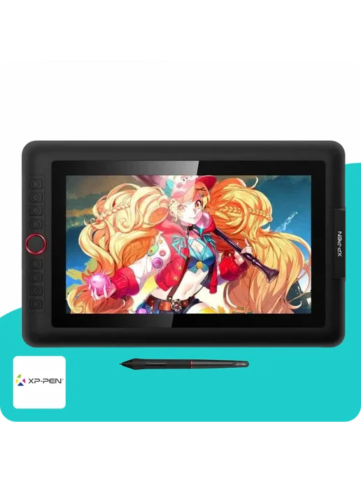 XP-PEN Графический монитор-планшет Artist 15.6 Pro v2, черный