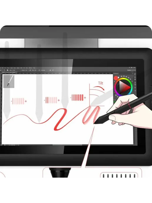 XP-PEN Графический монитор-планшет Artist 15.6 Pro v2, черный, фото 4