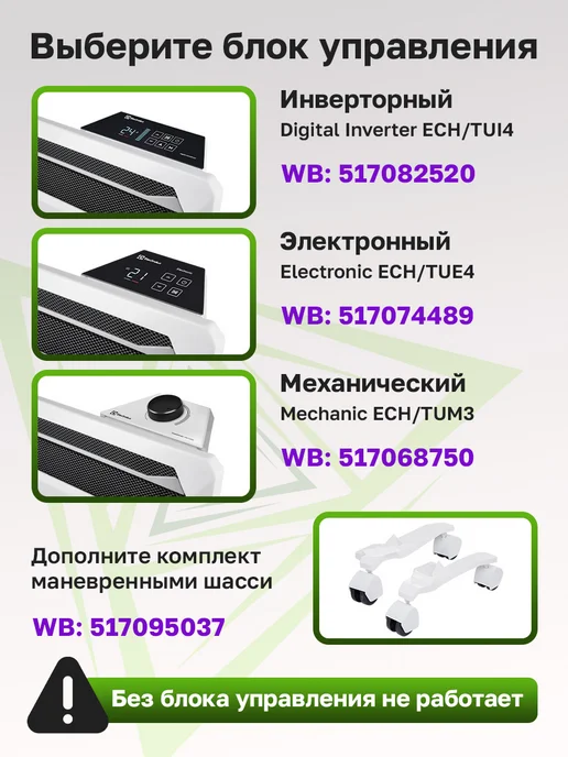 Electrolux Модуль конвектора Rapid Transformer ECH R-2000 T, белый, фото 2