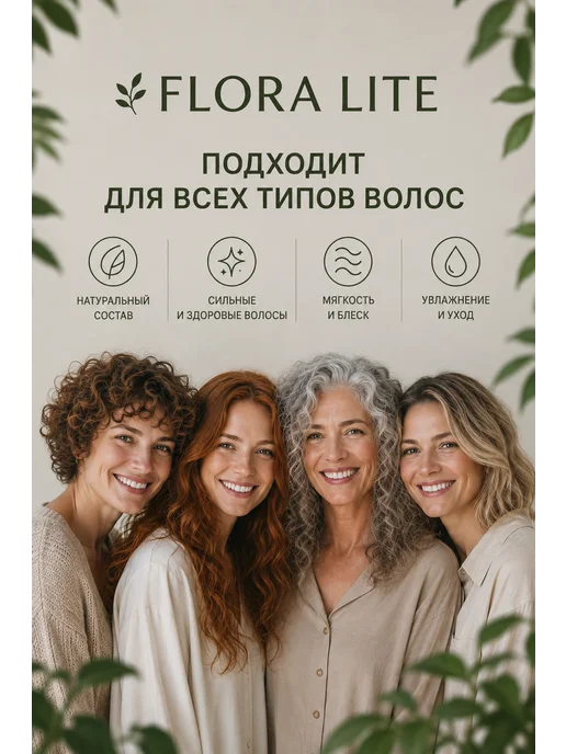 Flora Lite Натуральный Твердый шампунь Рост волос Крапива, вариант, фото 5