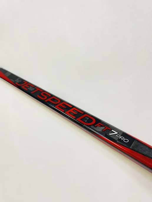 CCM Клюшка хоккейная взрослая Jetspeed FT7 Pro Sr. Левый P29 F80, черный, фото 4