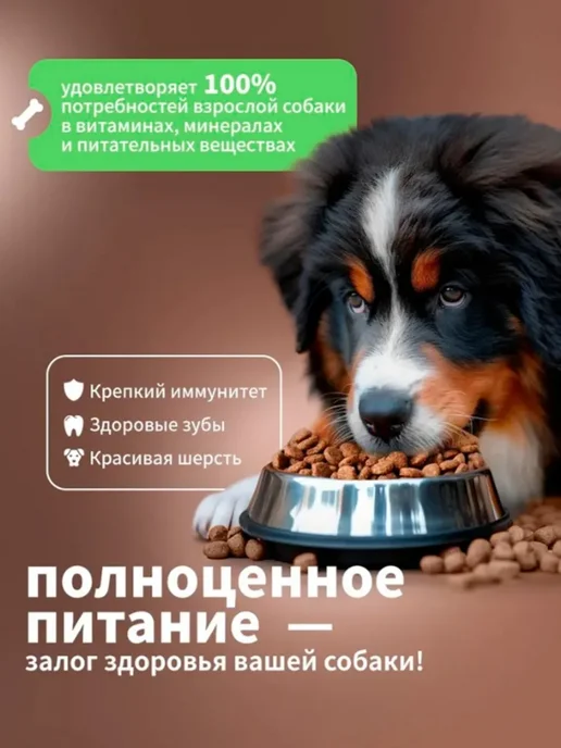 Сухой корм ДИЛЛИ Говяжий Гуляш для собак, 1 кг, фото 7