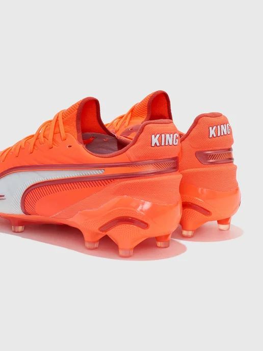 PUMA Бутсы King Ultimate FG AG 10830301, оранжевый, фото 5