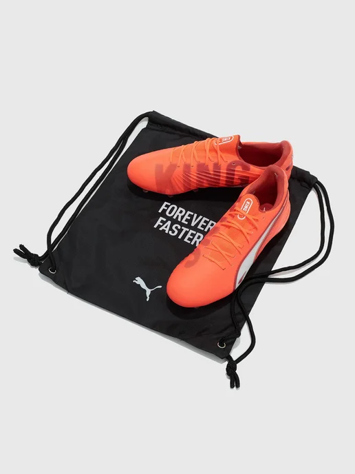 PUMA Бутсы King Ultimate FG AG 10830301, оранжевый, фото 6