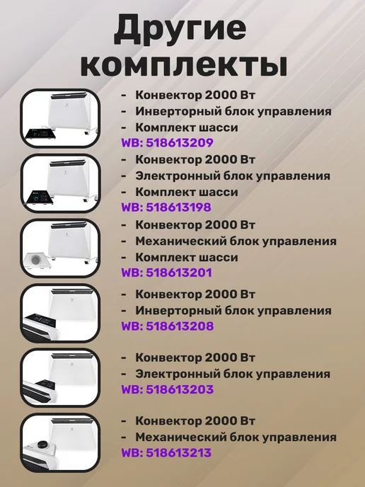 Electrolux Модуль конвектора Rapid Transformer 2000, вариант, фото 7