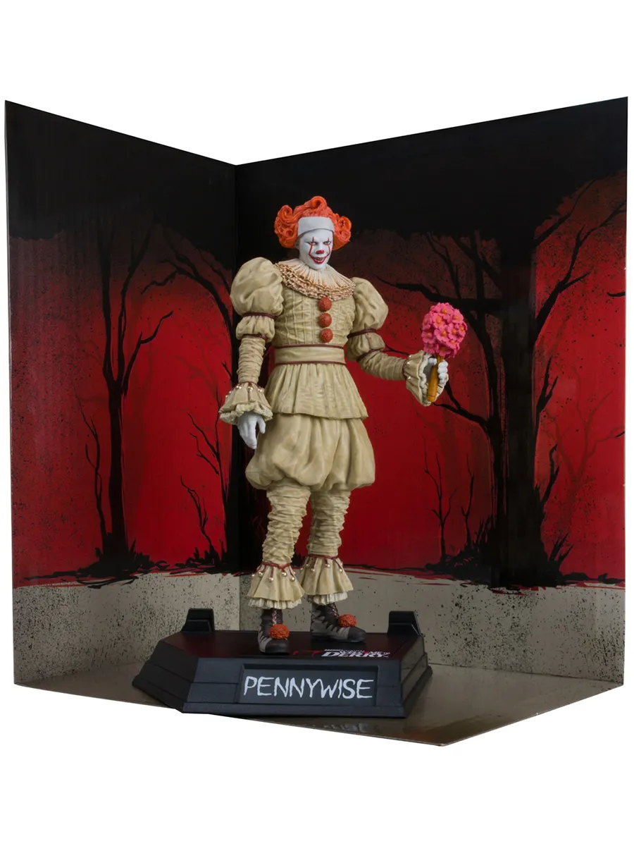 Фигурка Pennywise Добро пожаловать в Дерри (Флэшбэк) 15см