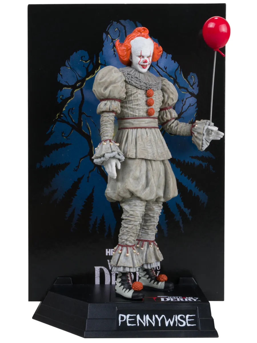 Фигурка Movie Maniac Pennywise Добро пожаловать в Дерри 15см