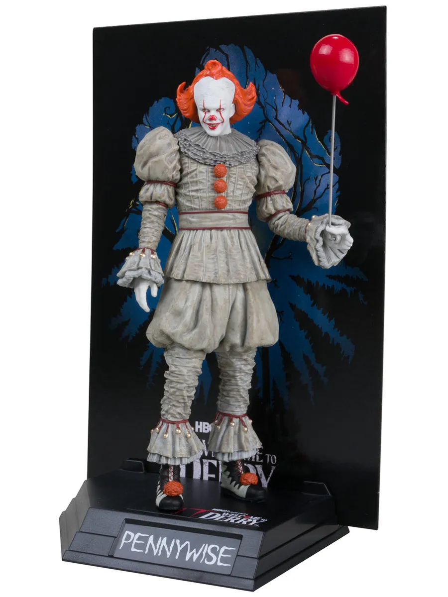 Фигурка Movie Maniac Pennywise Добро пожаловать в Дерри 15см