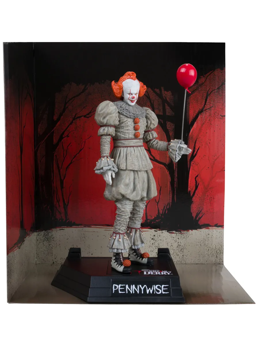Фигурка Movie Maniac Pennywise Добро пожаловать в Дерри 15см