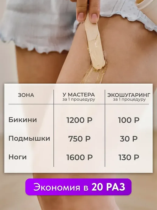 Ecosugaring набор для депиляции и эпиляции, вариант, фото 2