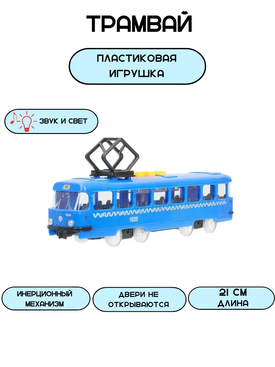 Трамвай игрушка