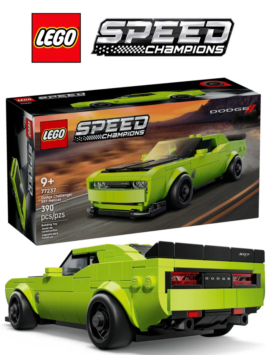 Конструктор Speed Champions 77237 Dodge Challenger SRT