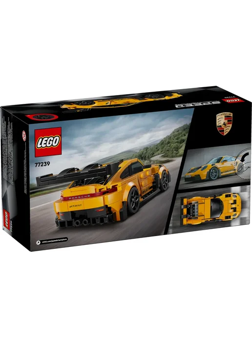 LEGO Конструктор Speed Champions 77239 Суперкар Porsche, черный, фото 2